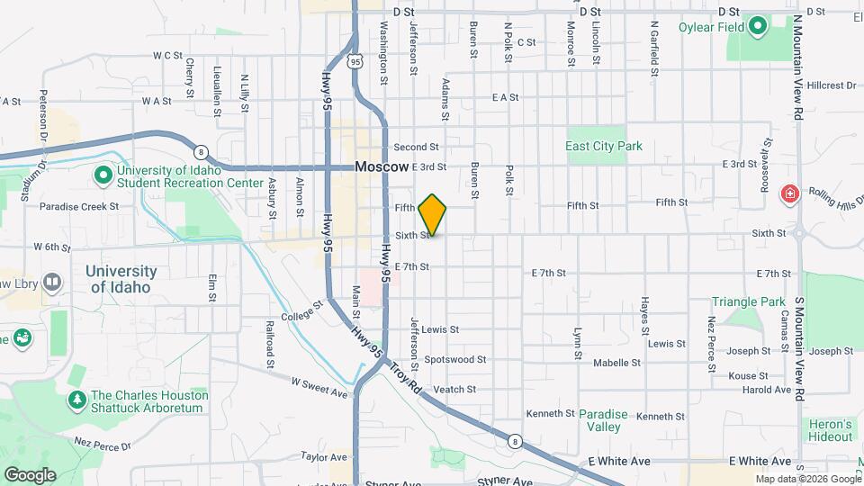 319 E 6th St Map and Location Details