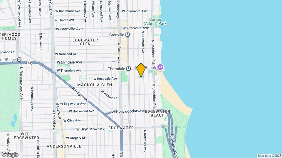 5854 N Kenmore Ave Mapa y Detalles de la Ubicación