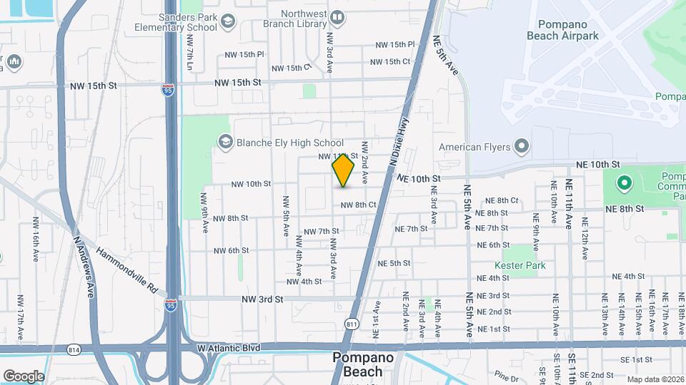 232 NW 9th St Map and Location Details