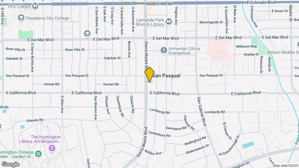 542-548 S Sierra Madre Blvd Map and Location Details