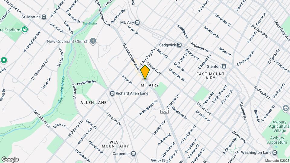 7124 Germantown Ave, Unit 3 Map and Location Details