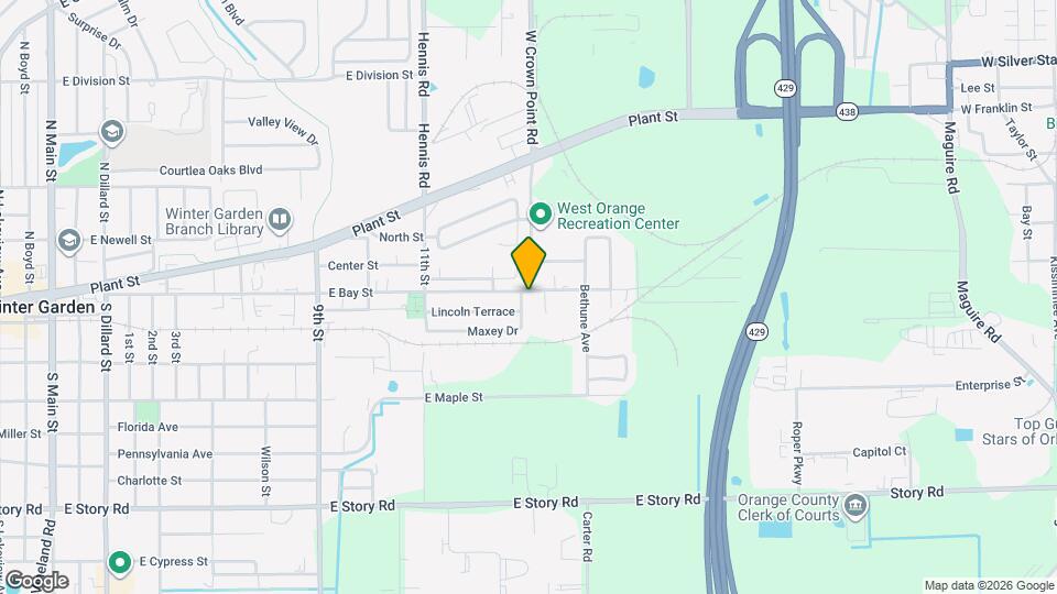 1198 Maxey Dr Map and Location Details