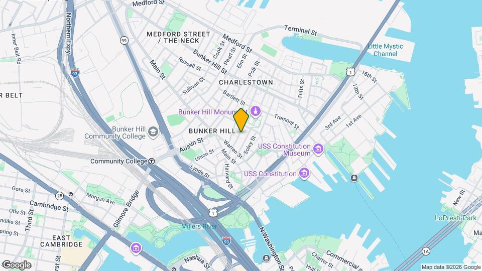 41 Pleasant St, Unit 1 Map and Location Details