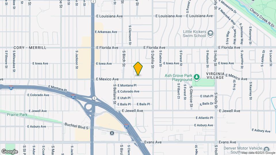 4565 E Mexico Ave Map and Location Details