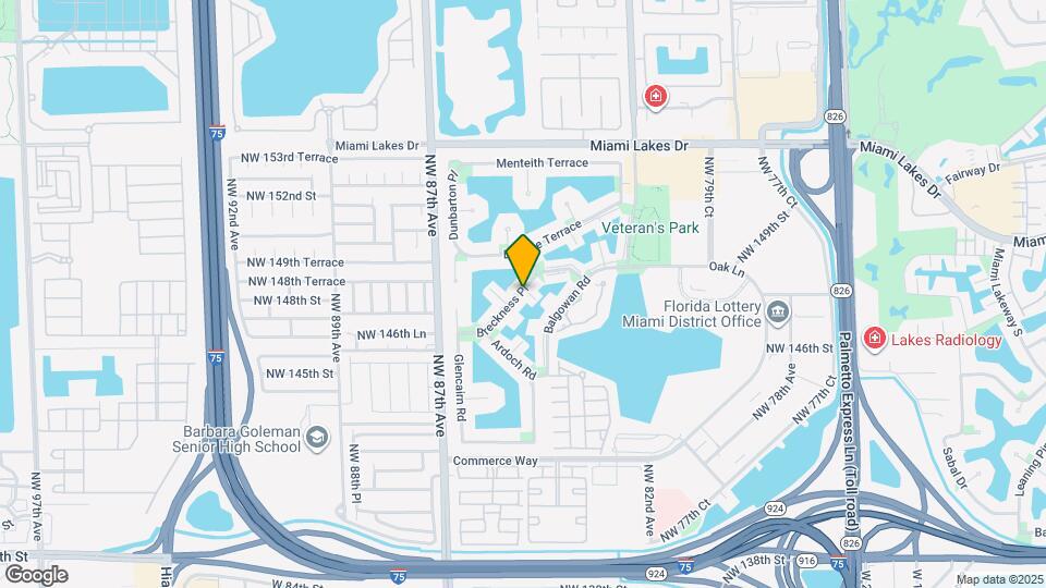 14803 Breckness Pl Map and Location Details