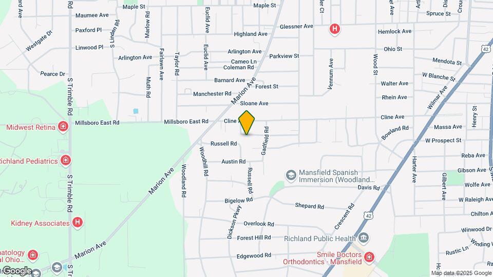 570 Russell Rd Map and Location Details
