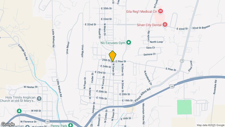2412 N Cactus St Map and Location Details