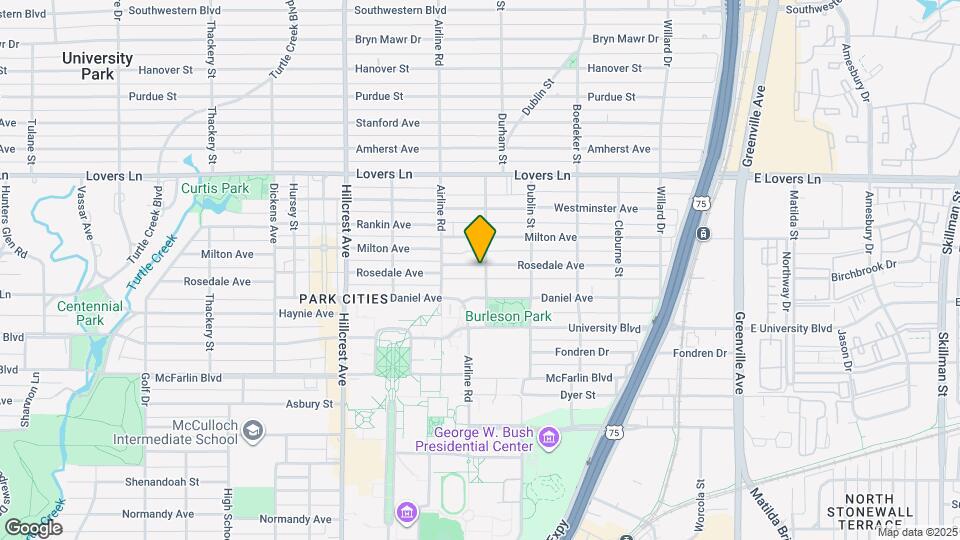 3117 Rosedale Ave Map and Location Details