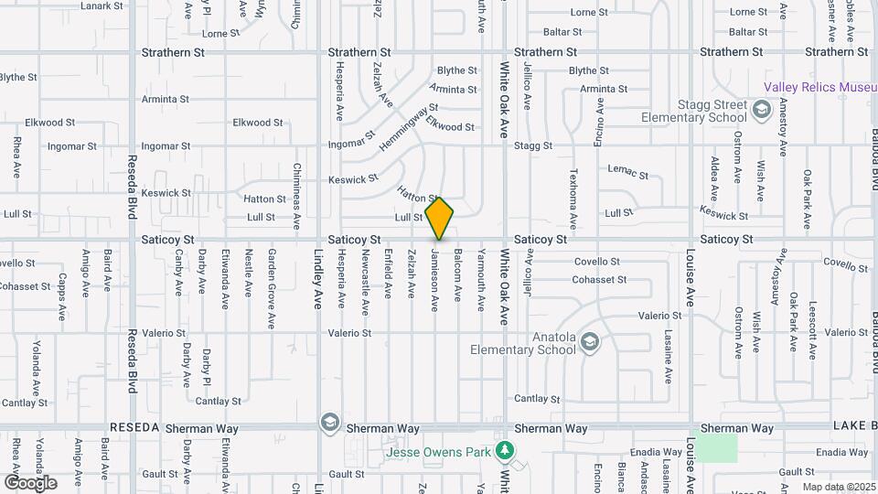 17828 Saticoy St Map and Location Details