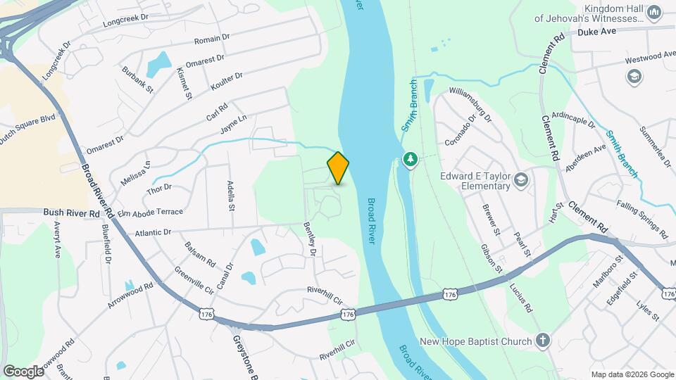 214 River Bluff Way Map and Location Details