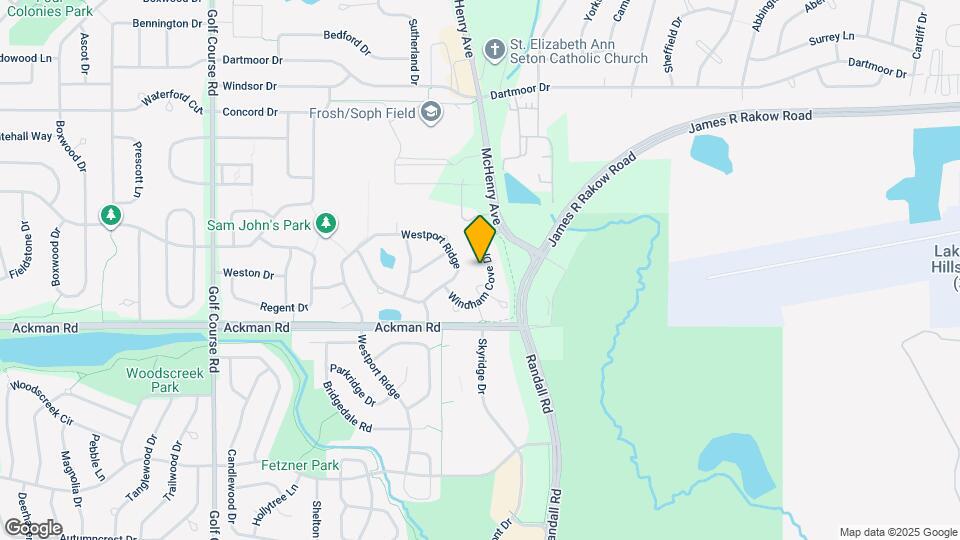 444 Windham Cove Dr Mapa y Detalles de la Ubicación