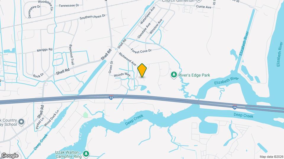 1319 Pinecroft Ln Map and Location Details