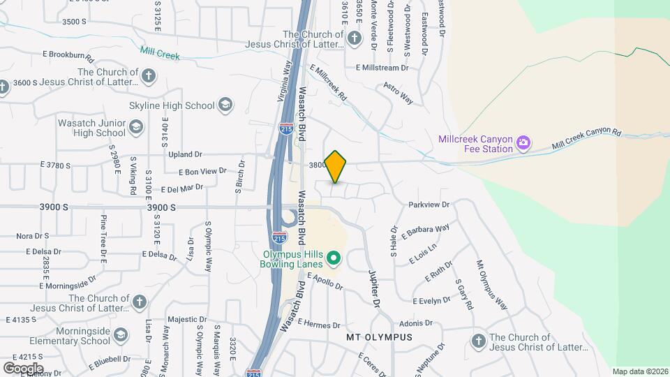 3851 S Eagle Point Dr Map and Location Details