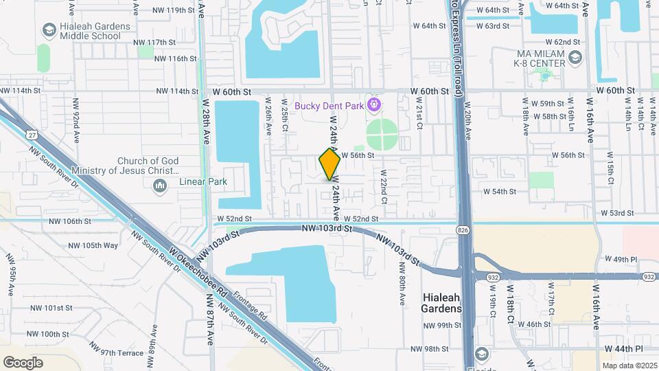 2432 W 54th Pl Mapa y Detalles de la Ubicación