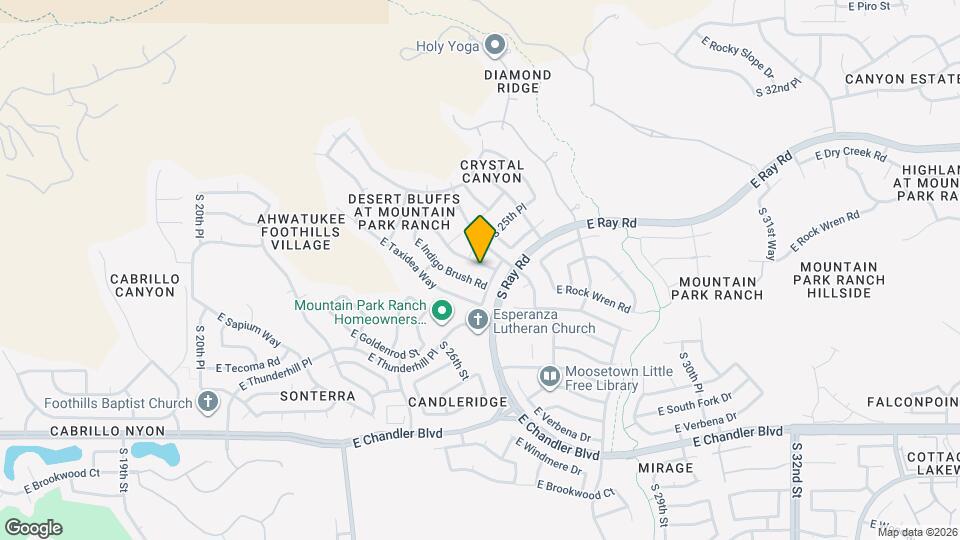 2545 E Granite View Dr Map and Location Details