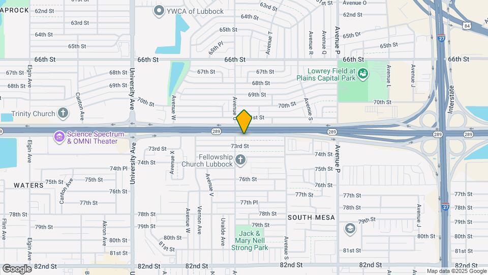 2027 S Loop 289 Map and Location Details