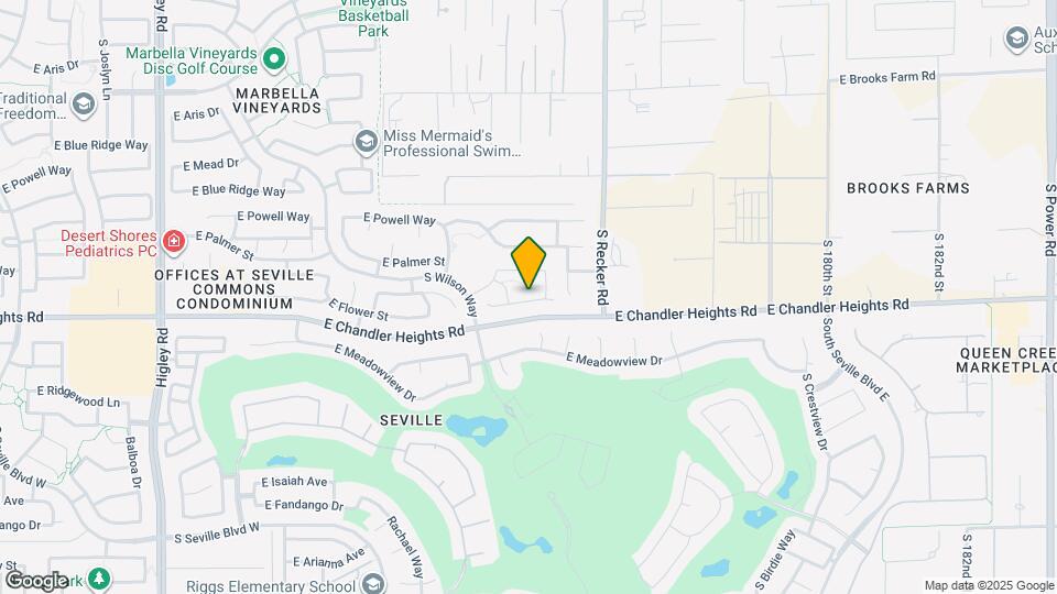 3860 E Flower St Mapa y Detalles de la Ubicación