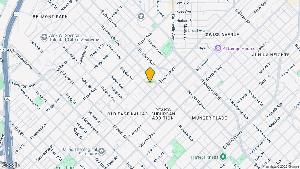 1312 N Prairie Ave Map and Location Details