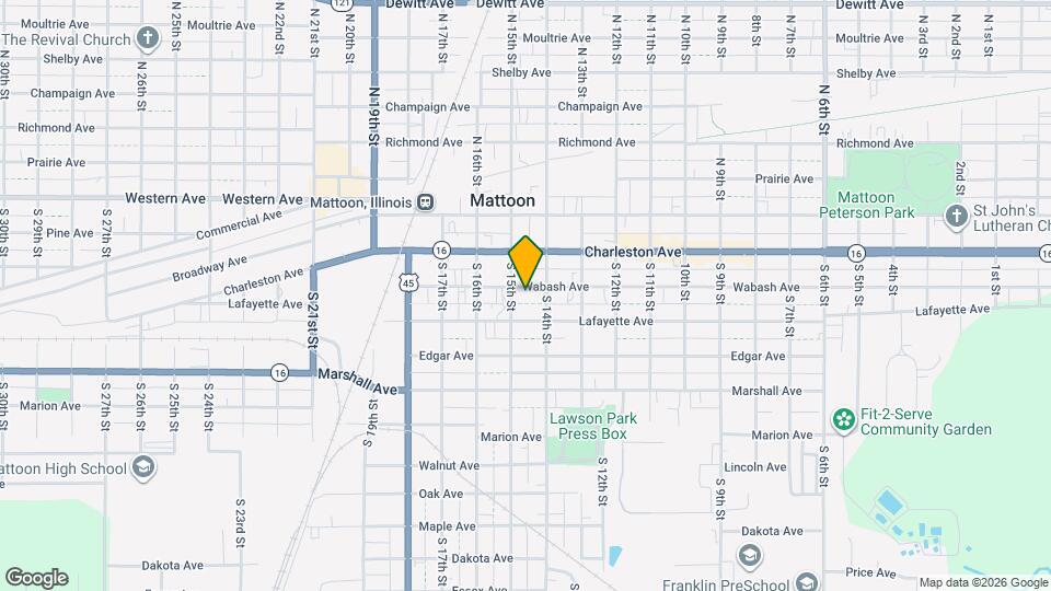 1413 Wabash Ave, Unit 2 Mapa y Detalles de la Ubicación