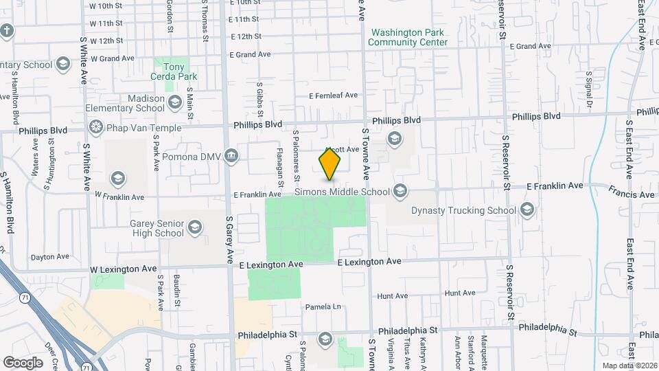 1677 Farnam Pl Map and Location Details