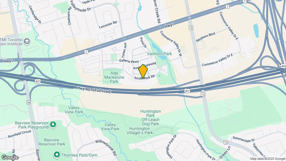 321 South Park Rd Map and Location Details
