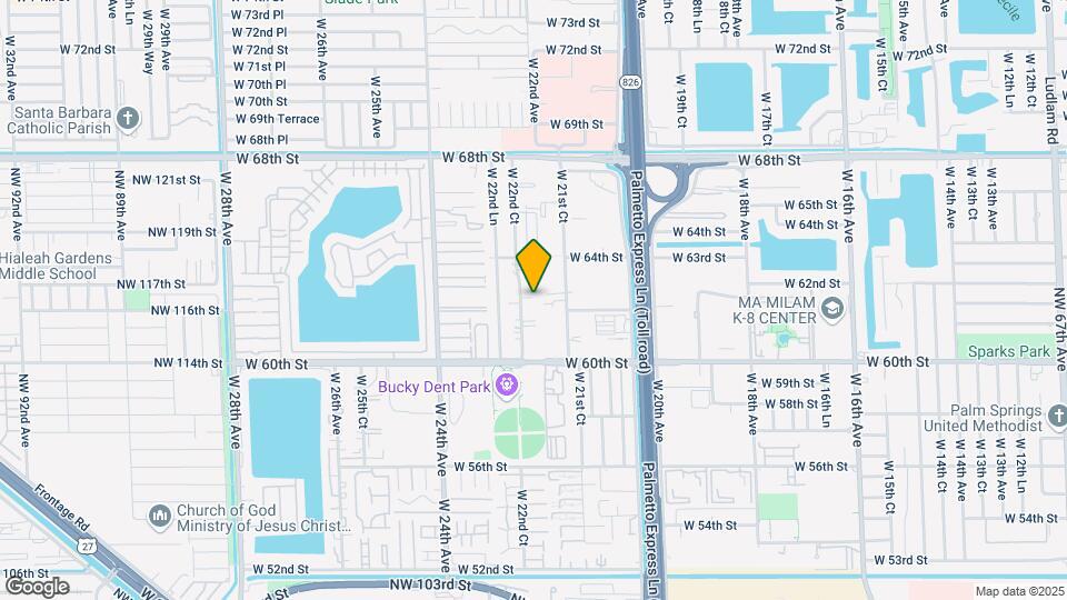 6241 W 22nd Ct Map and Location Details