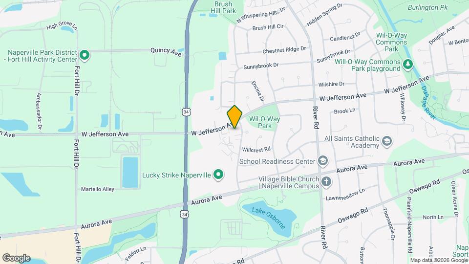 353 S Whispering Hills Dr Map and Location Details