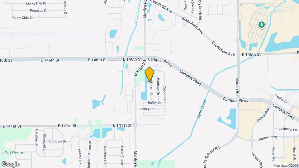 14395 Black Farm Dr Map and Location Details