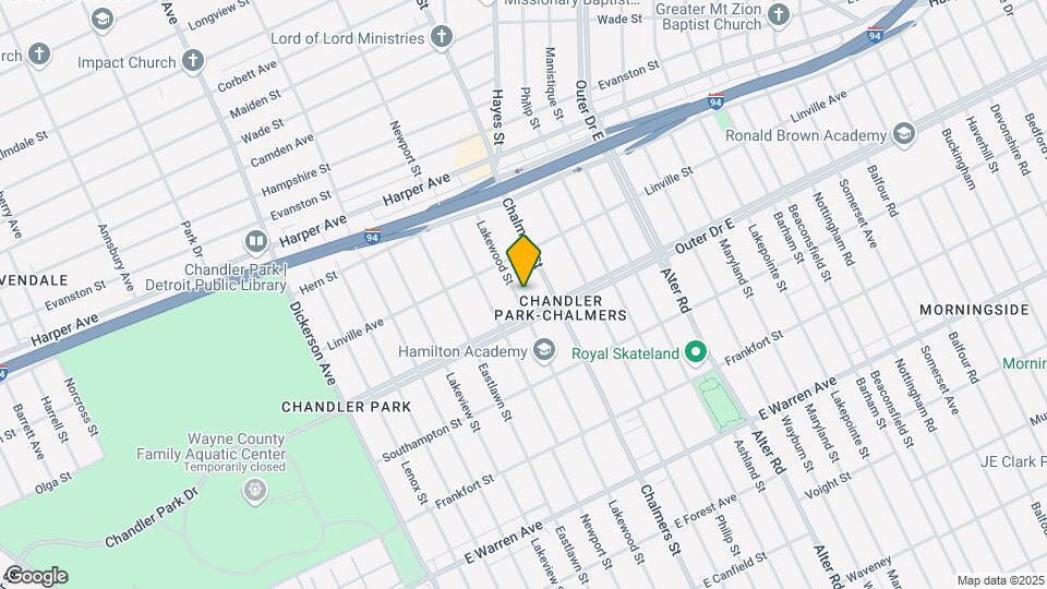 5732 Lakewood St Map and Location Details