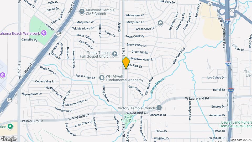 5525 Fox Hill Ln Map and Location Details
