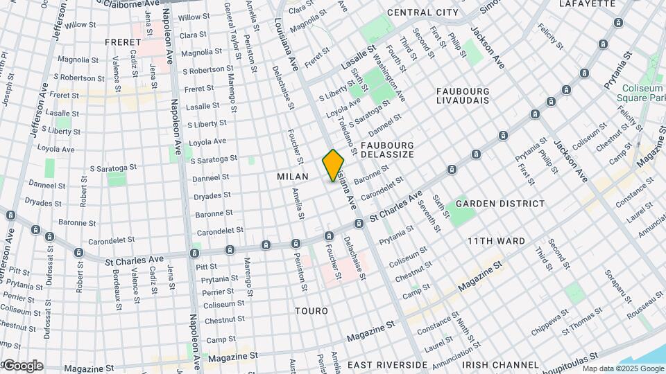 3429 Baronne St, Unit 3429 Baronne Mapa y Detalles de la Ubicación