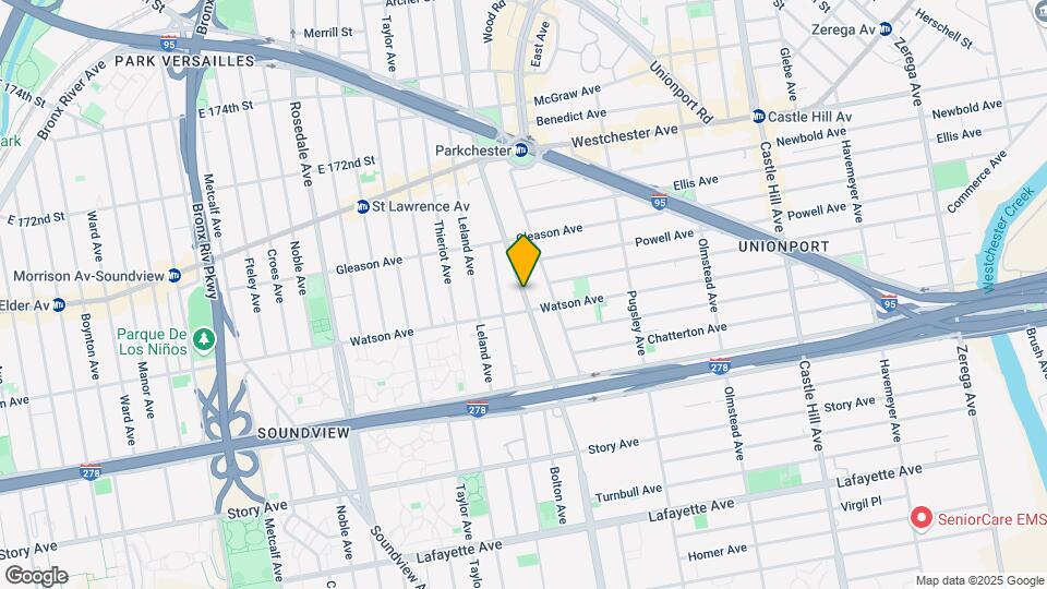 1122 White Plains Rd Map and Location Details