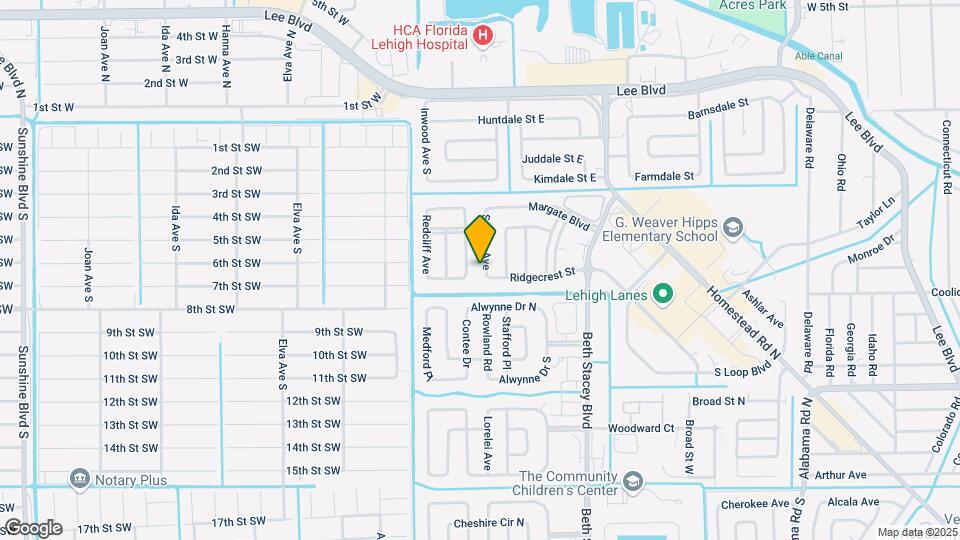201 Seaton Ave Mapa y Detalles de la Ubicación