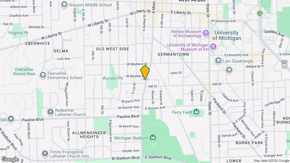 712 S Main St Map and Location Details