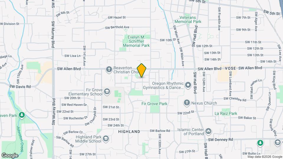 13317 SW 17th St Map and Location Details