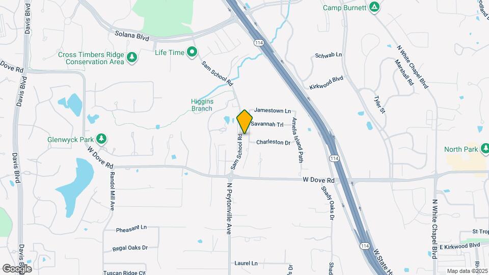 2404 Palmetto Way Map and Location Details