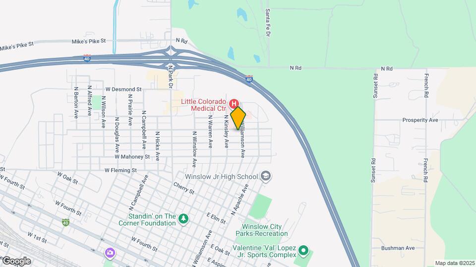 115 E Hillview St Map and Location Details