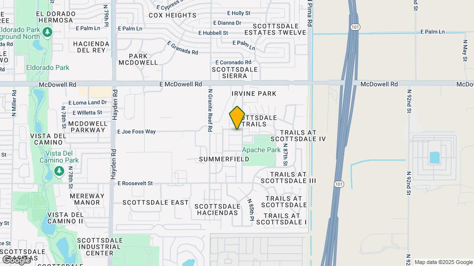 8547 E Belleview St Mapa y Detalles de la Ubicación