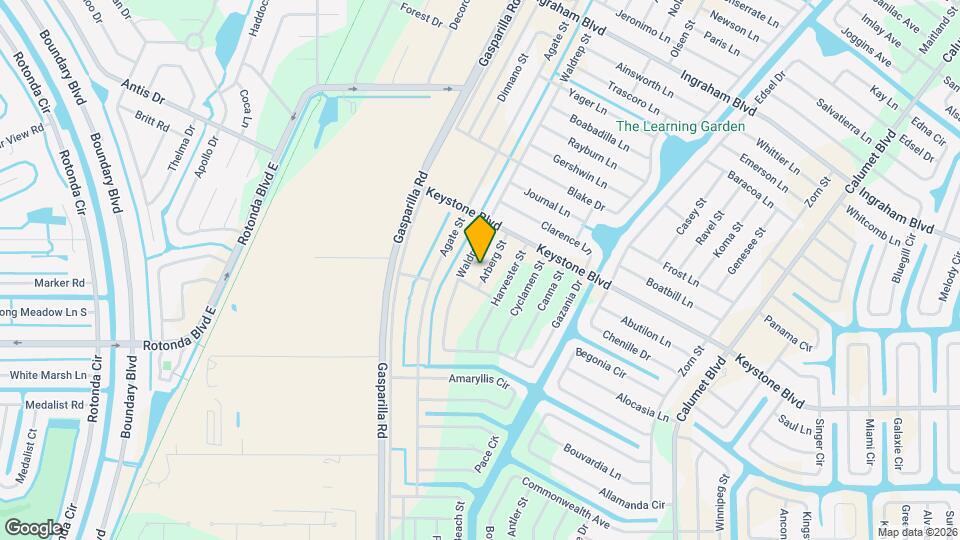 9225 Arberg St Map and Location Details