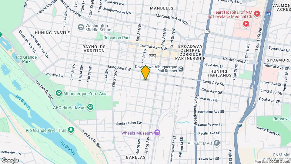 Zocalo Lofts Map and Location Details