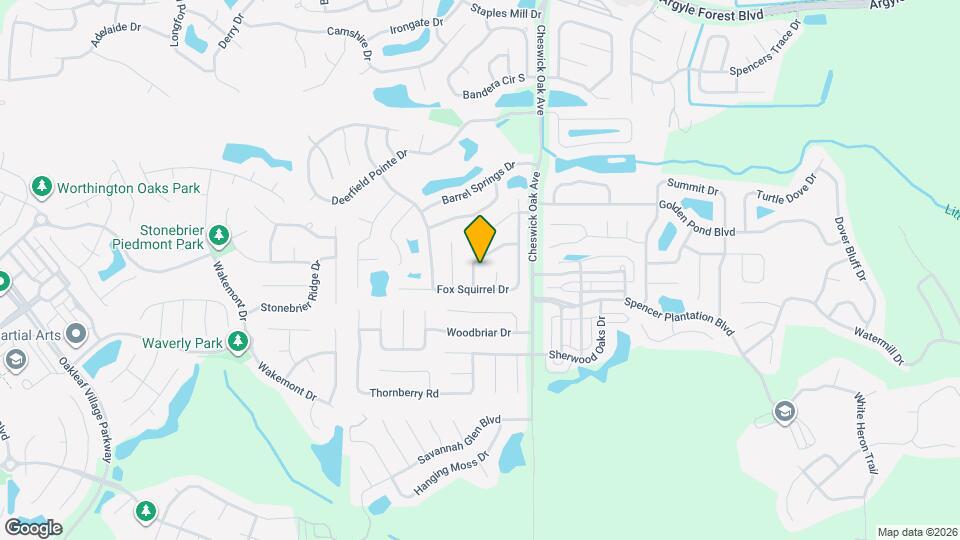 3490 White Wing Rd Map and Location Details