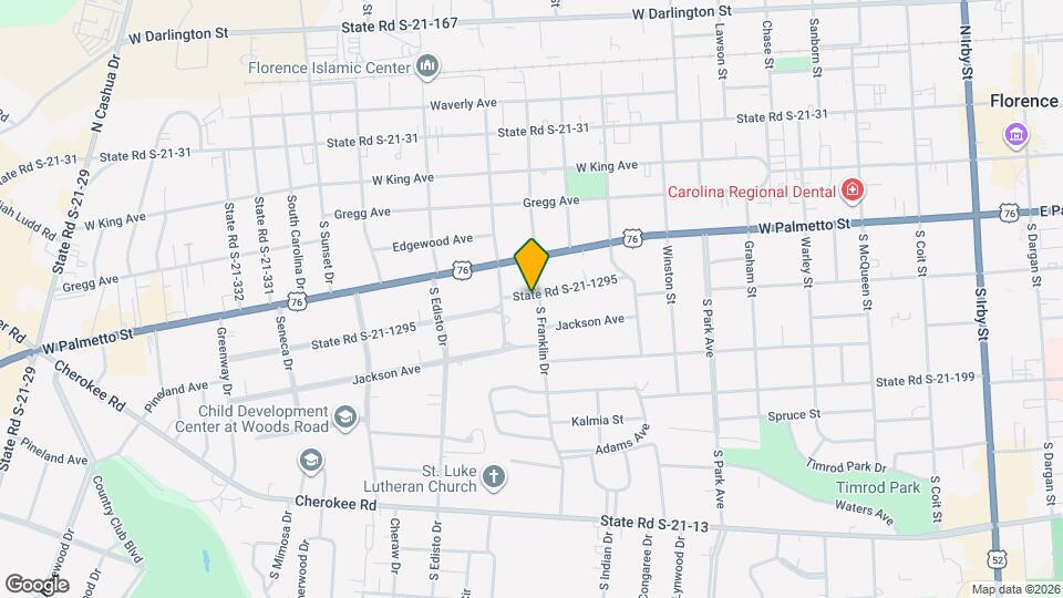 401 S Franklin Dr Map and Location Details