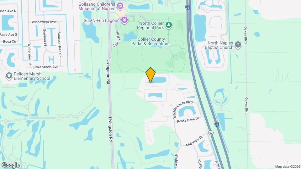 6295 Wilshire Pines Cir Map and Location Details