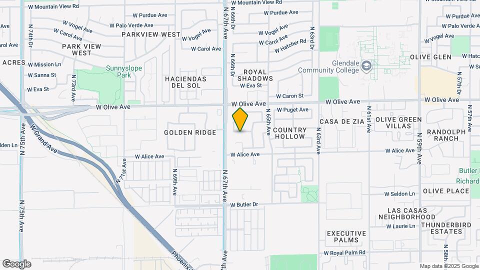 6623 W Golden Ln Map and Location Details