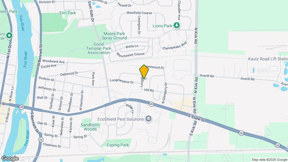 401 Longview Dr Mapa y Detalles de la Ubicación