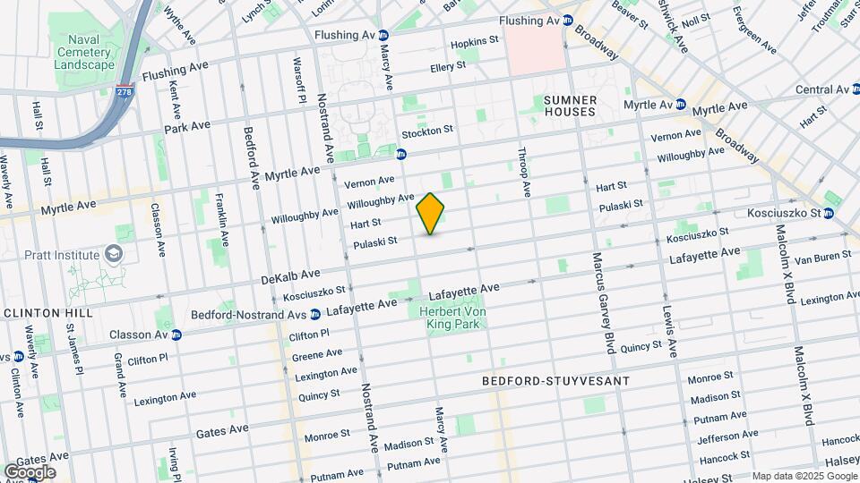 92 Pulaski St Map and Location Details