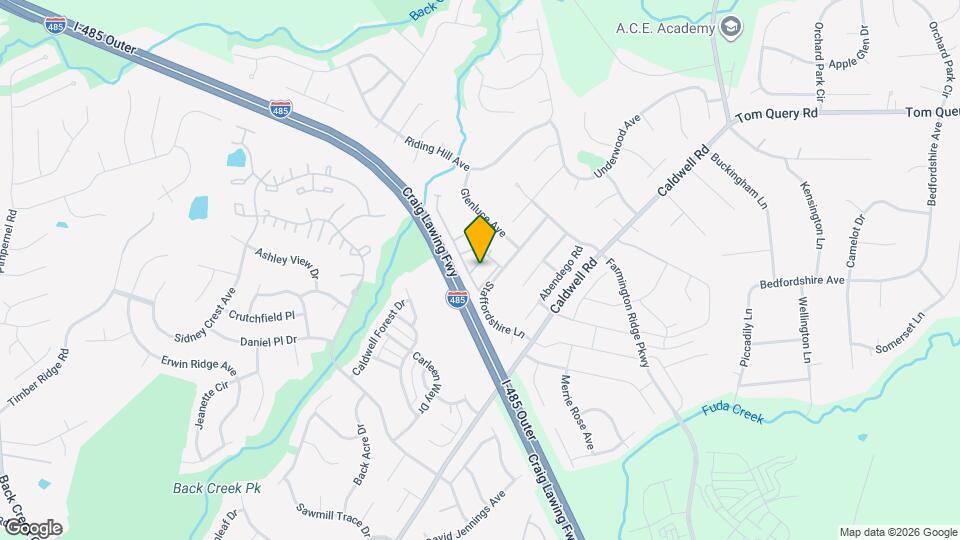 3437 Broadwick St Map and Location Details