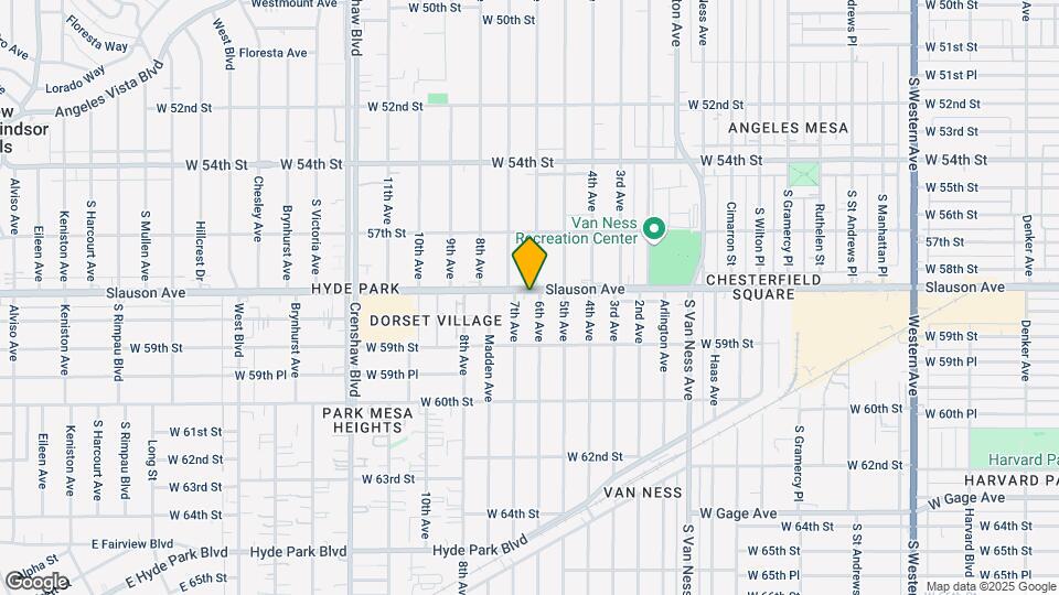 2810 W Slauson Ave Map and Location Details