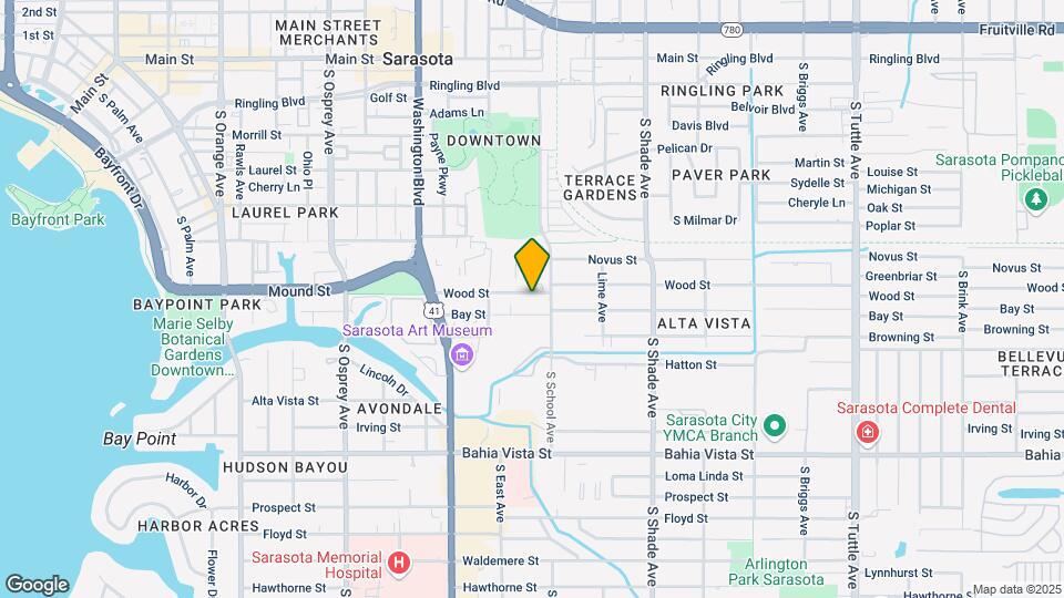 2168 Wood St Map and Location Details