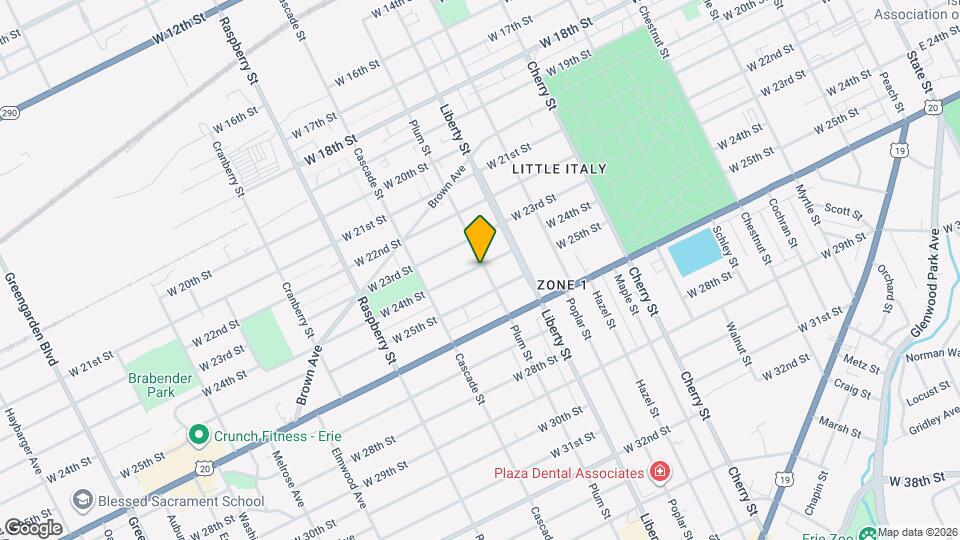 2402 Plum St Map and Location Details